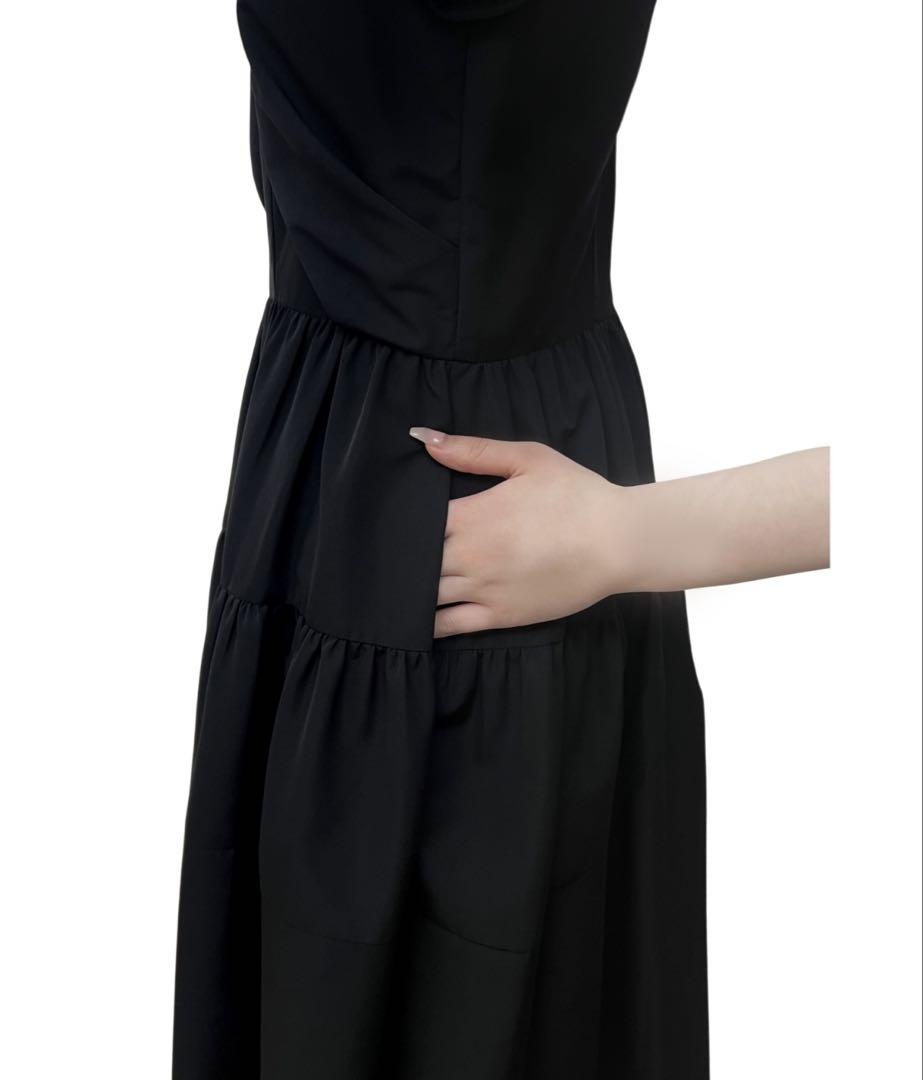 ワンピース Twisted Ribbon Tiered Dress