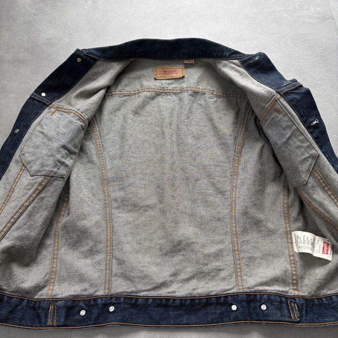 リーバイス 70505 90s デニムジャケット G ジャン 濃紺【L】