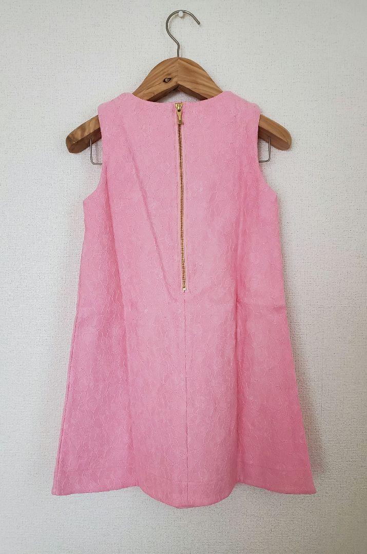 新品 ケイトスペード Kate spade ワンピース ピンク レース 140