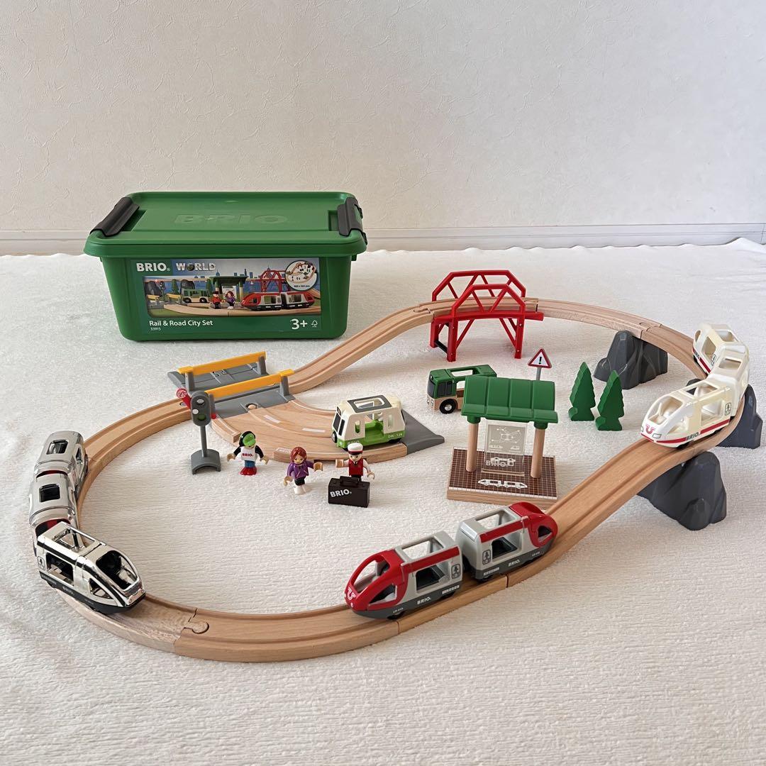 ブリオ 限定品 33915 レール&ロードSPセット車両のおまけ大量♪