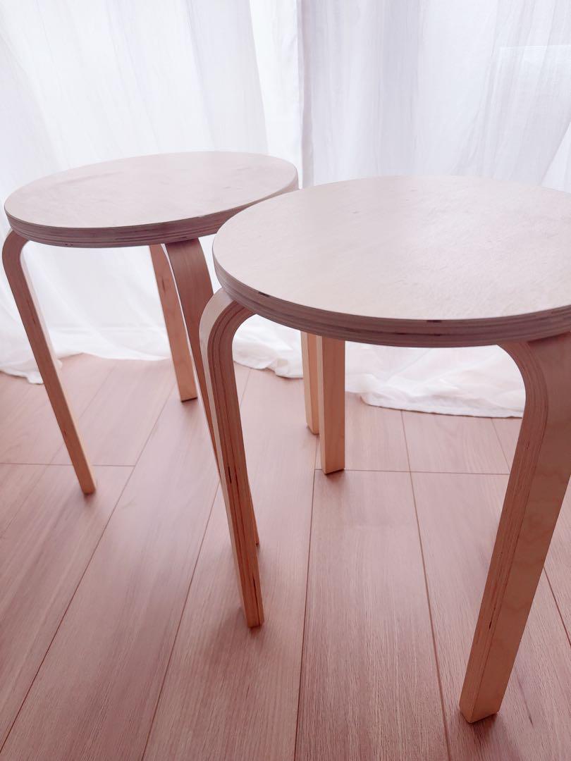 IKEA イケア FROSTA フロスタ スツール 2脚セット