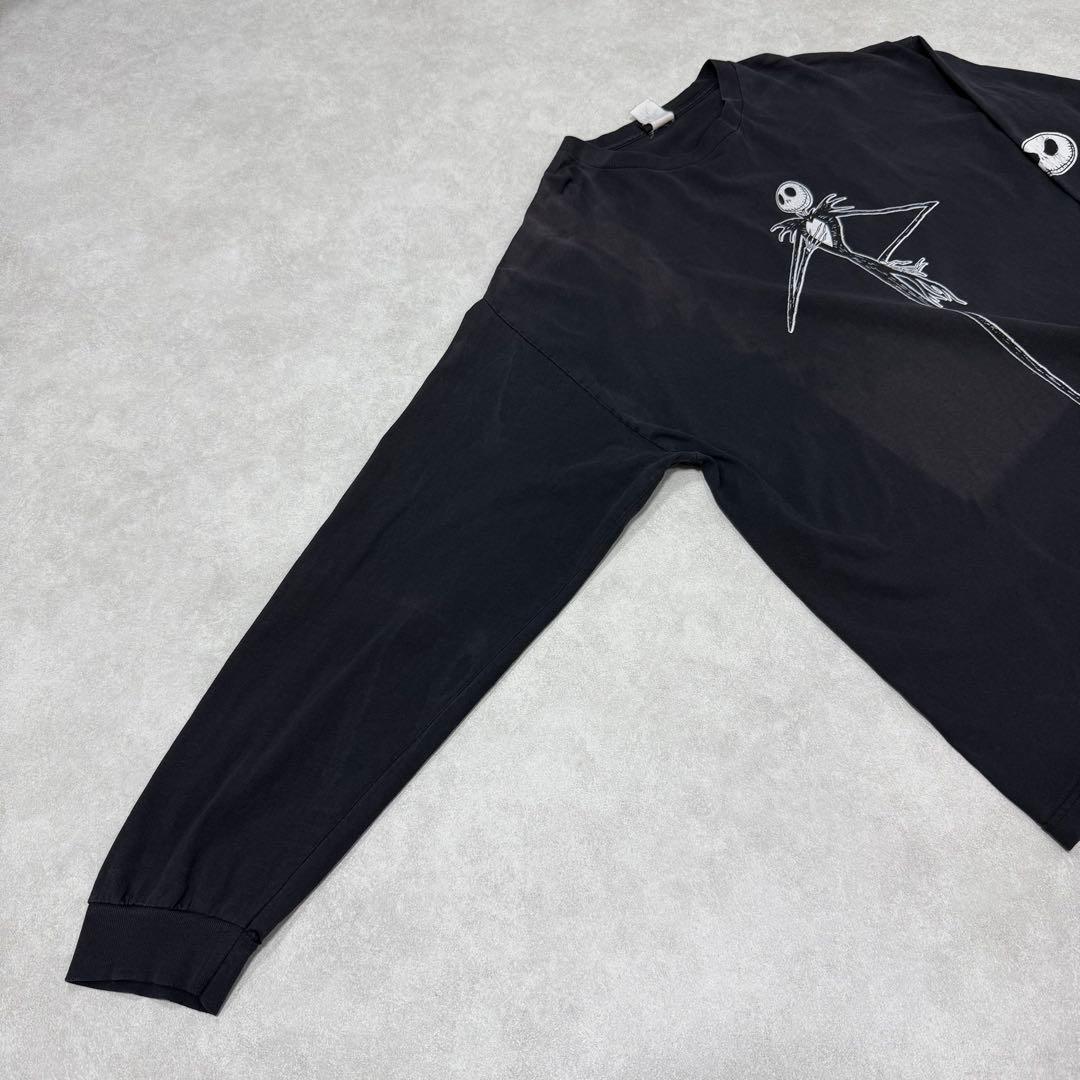 古着 ヴィンテージ ナイトメアビフォアクリスマス 映画 ムービー 長袖 ブラック 古着 ヴィンテージ ナイトメアビフォアクリスマス 映画 ムービー 長袖 ブラック