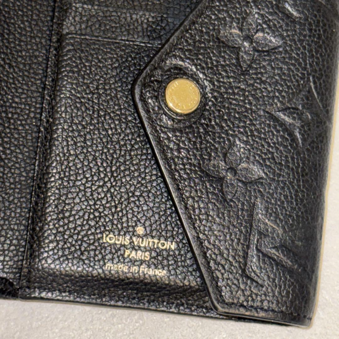 ルイヴィトン モノグラム ブラック三つ折り財布