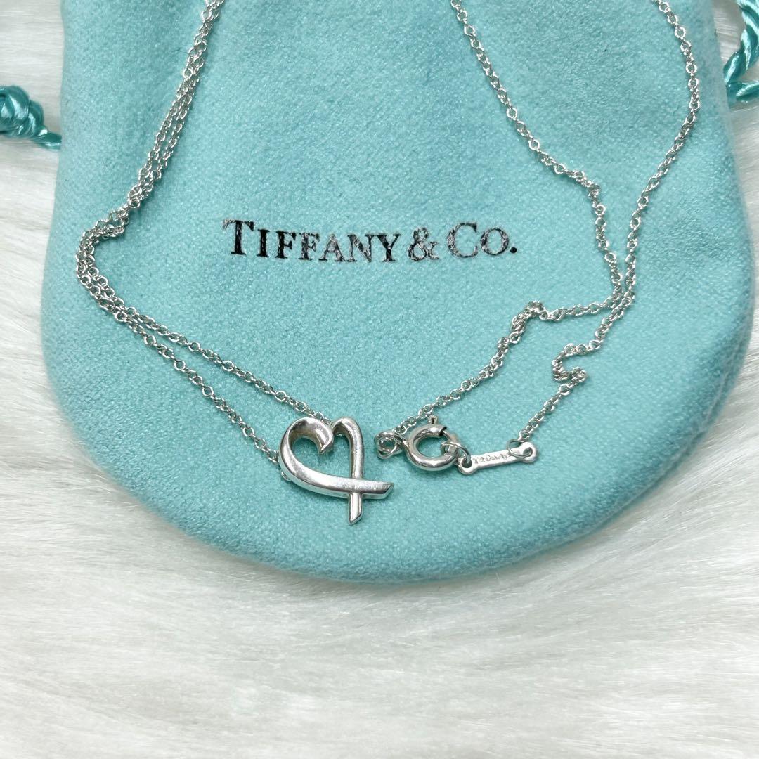 SV925TIFFANY \u0026 Co. ティファニー ラビングハート ネックレス　41cm