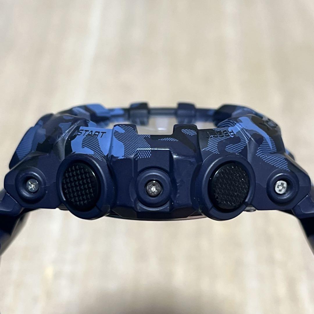【美品】G-SHOCK GA-700CMアナデジ／ブルーカモフラ／ビッグフェイス
