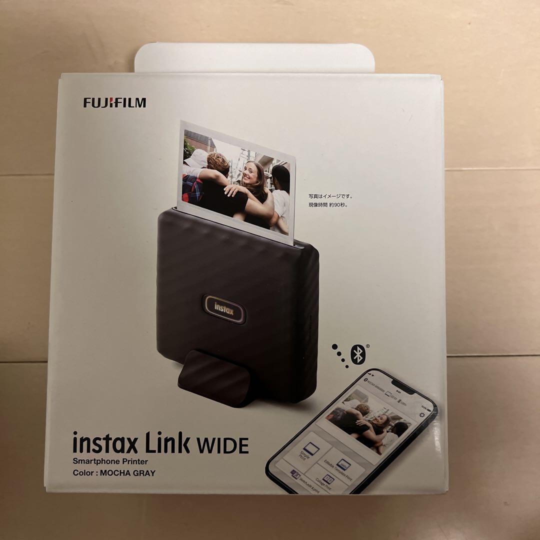 フィルムカメラ FUJI FILM INSTAX LINK WIDE MOCHA GRAY