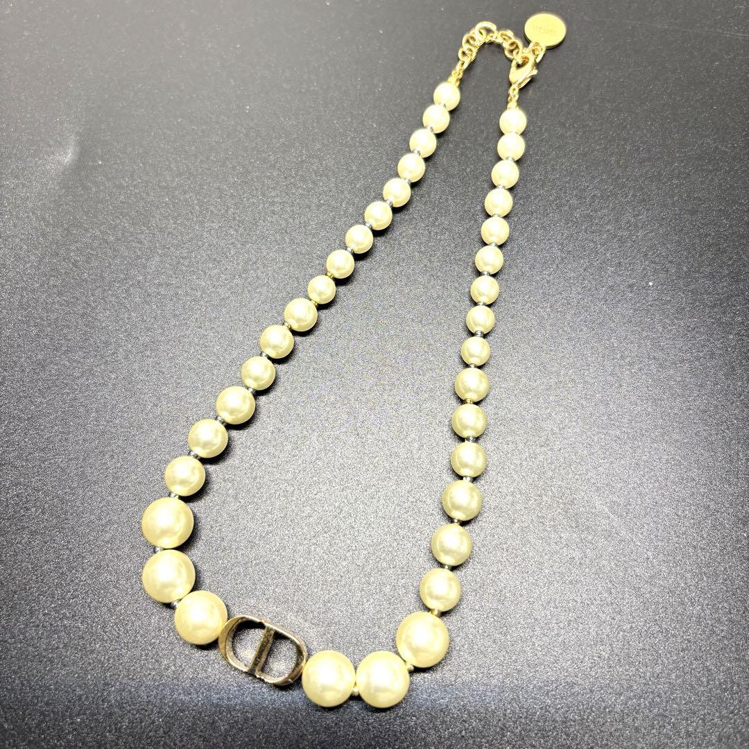 極美品✨ディオール ネックレス 30 モンテーニュ パール CDロゴ