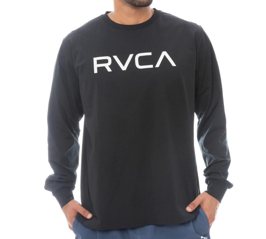 新品 RVCAルーカ　水陸両用サーフロンＴ　ロゴ　黒　Ｌ 25ss