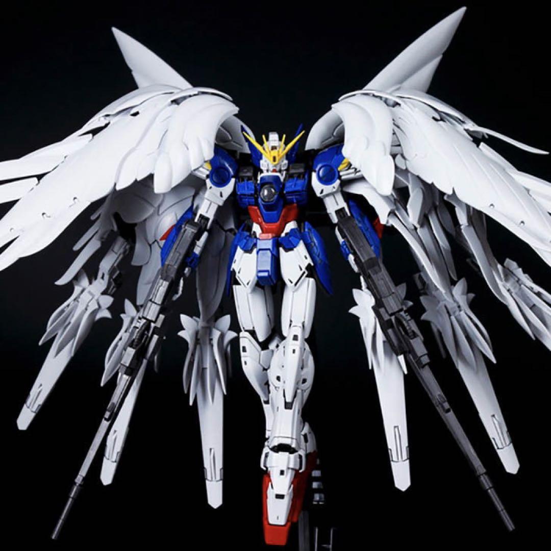 【美品未使用】 MG ウイングガンダムゼロ セラフィムユニット 色分け済みプラモ