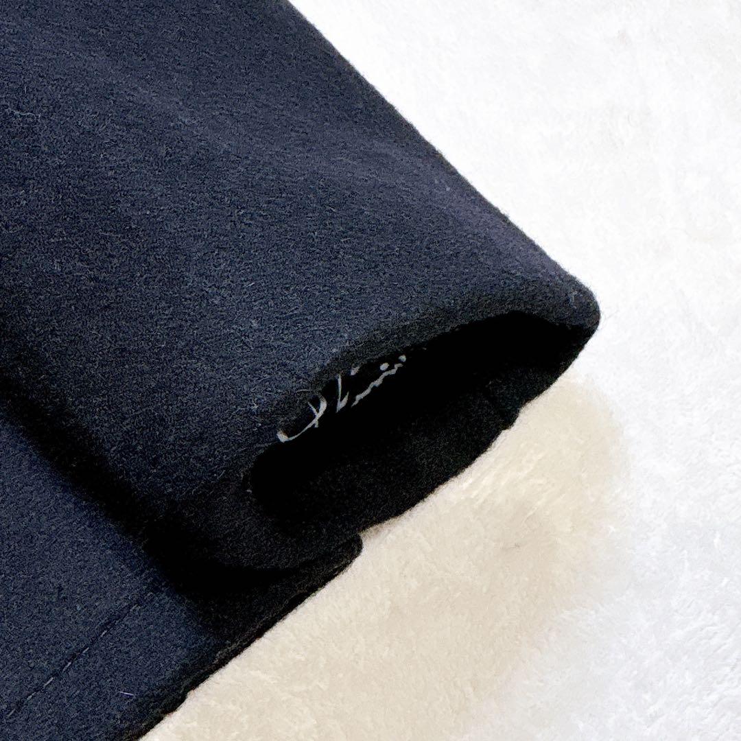 新品同様✨　schott stussy コラボ　ピーコート　ウール　ブラック