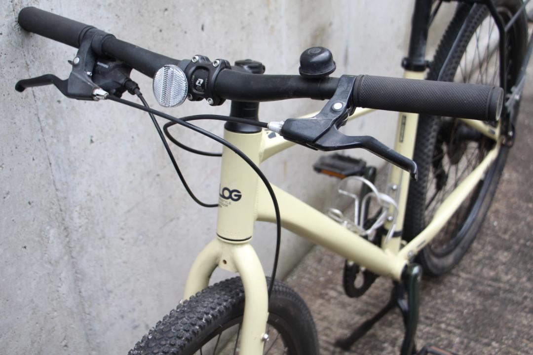 引き取り限定♪LOG♪前後ディスクブレーキ装備♪27.5インチ♪通勤通学などに♪