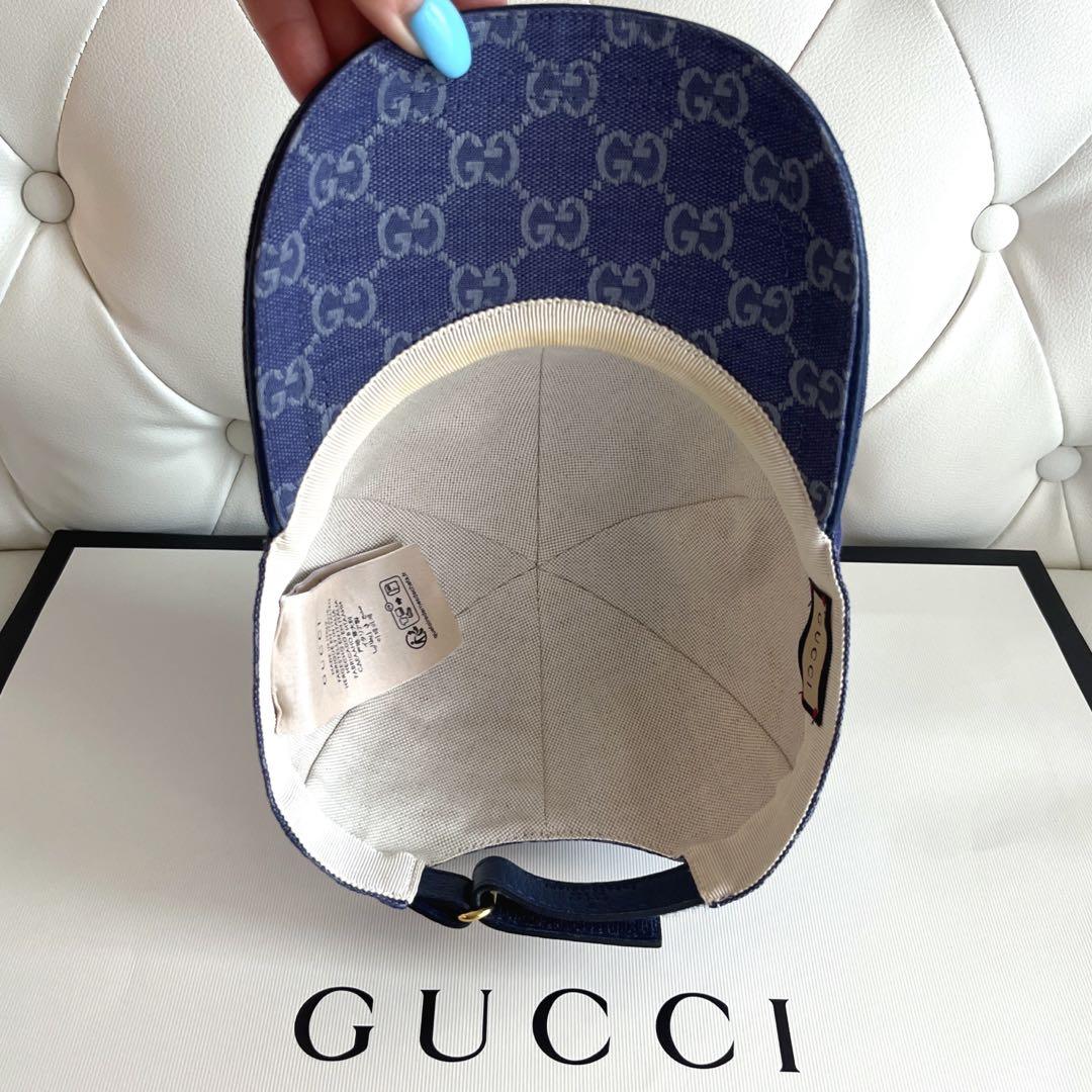 GUCCI 可愛すぎるグッチ GGキャンバス ベースボールキャップ ユニセックス