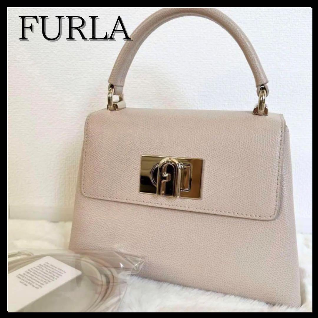 FURLA フルラ 1927 レザー ターンロック 2WAY
