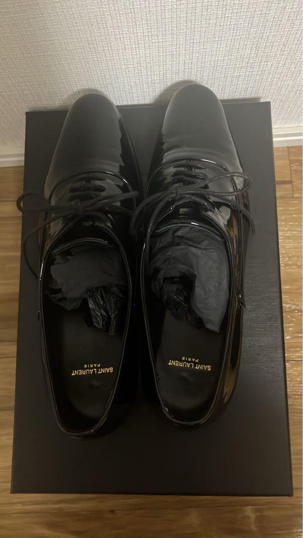 saint laurent パテントシューズ