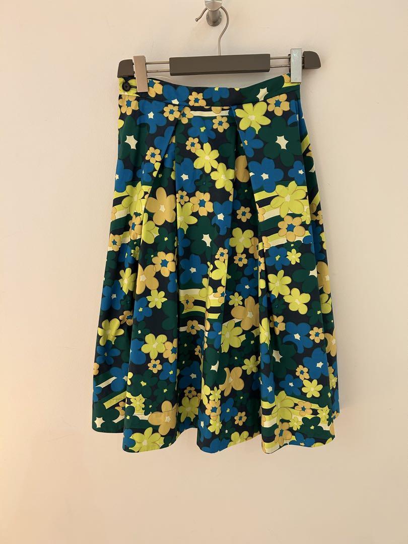 新品タグつき『MARNI 』マルニ　ユナイテッドアローズ　花柄スカート　レトロ
