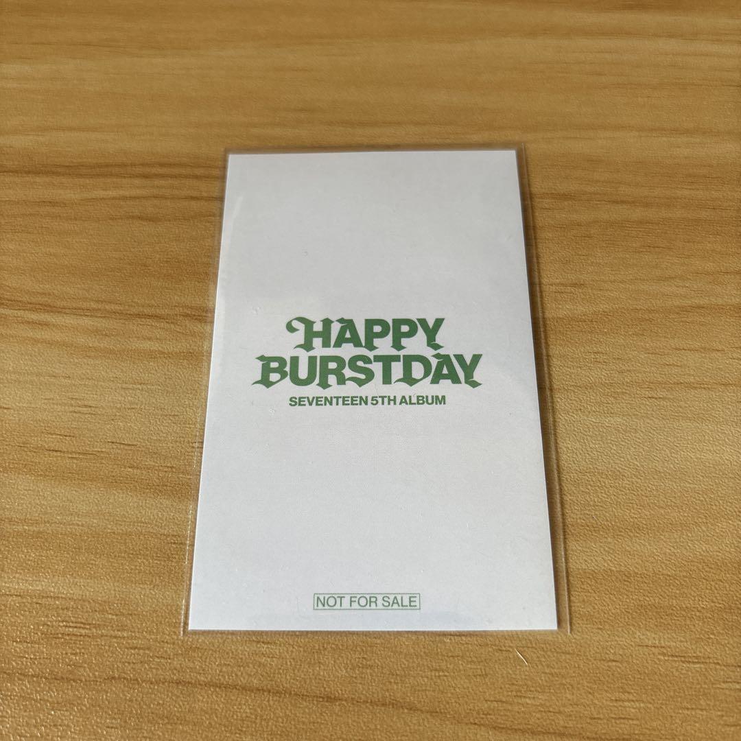 SEVENTEEN BURSTDAY 店舗特典TSUTAYA｜Yahoo!フリマ（旧PayPay