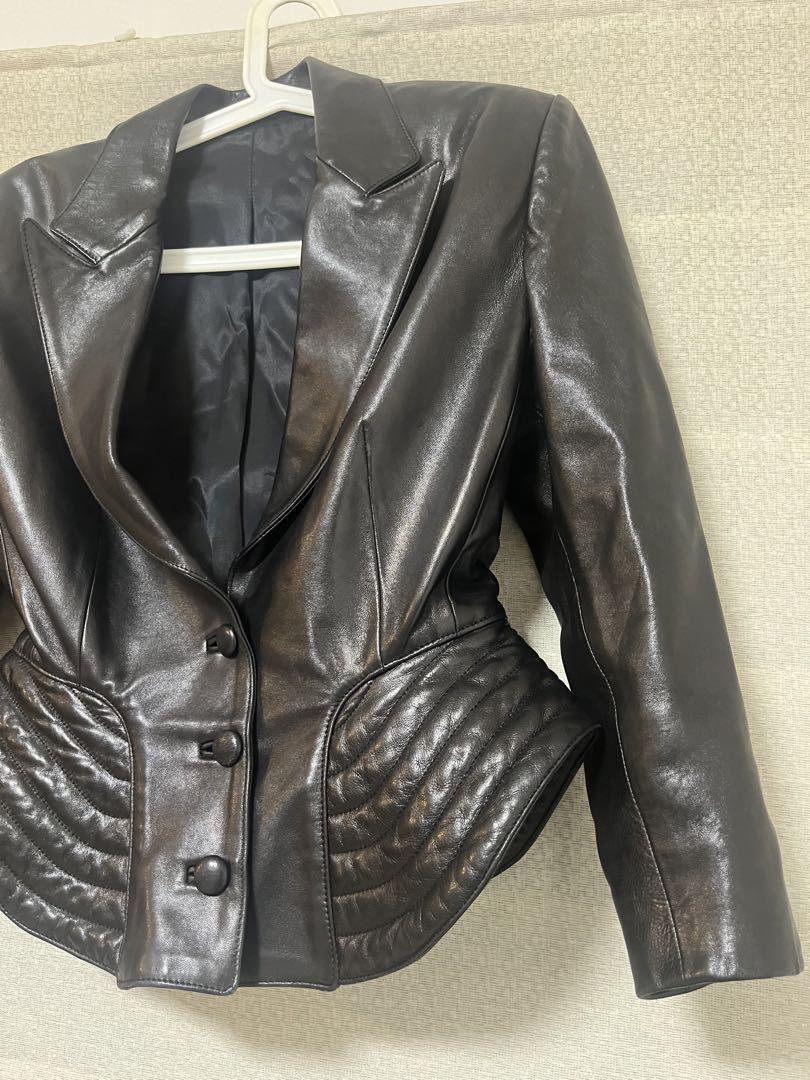 いま人気のアイテム FERRARA GIANMARIA 革ジャン 古着 ビンテージ ライダース ジャケット・アウター