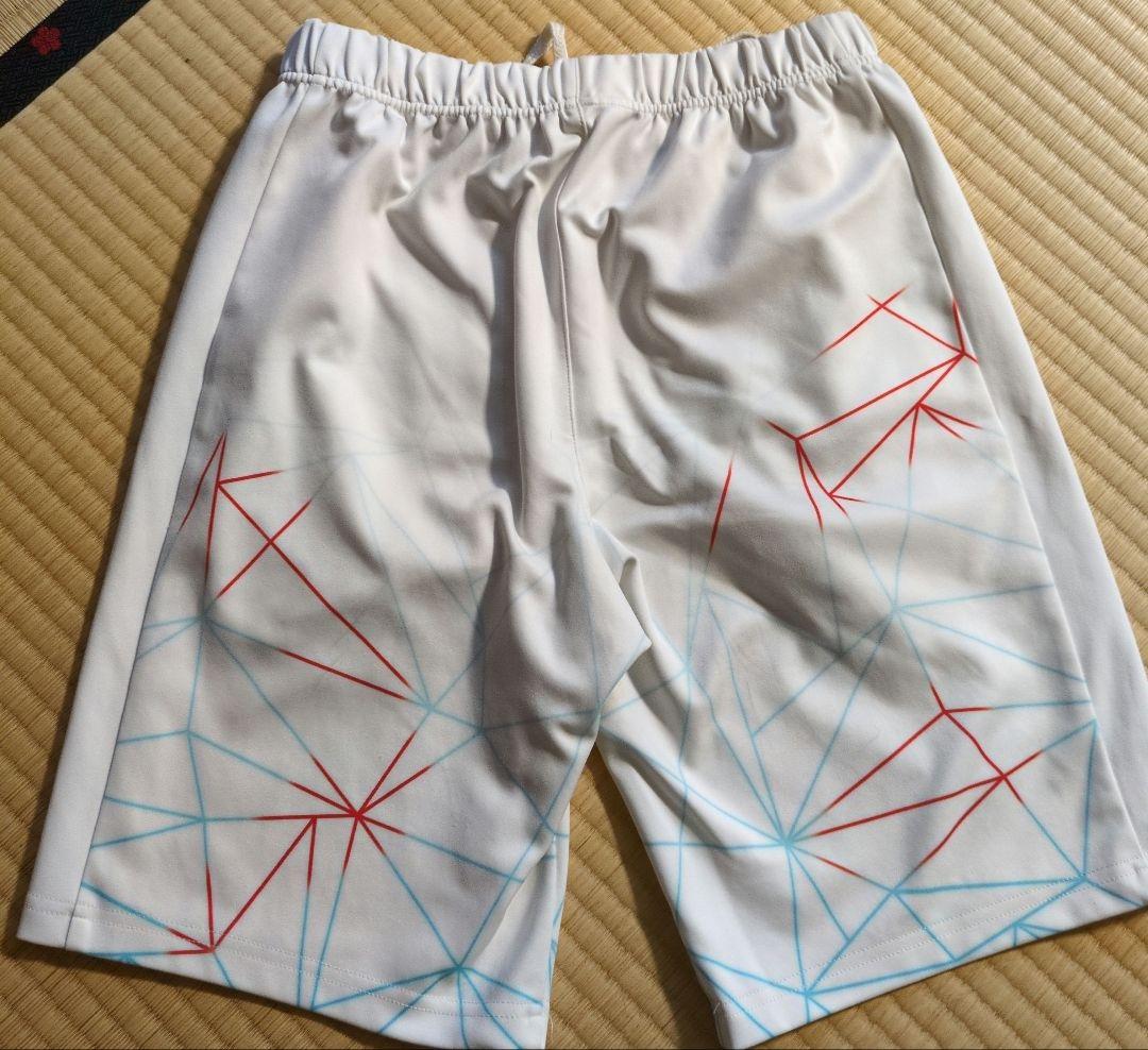 YONEX 幾何学模様 ホワイトパンツ Mサイズ