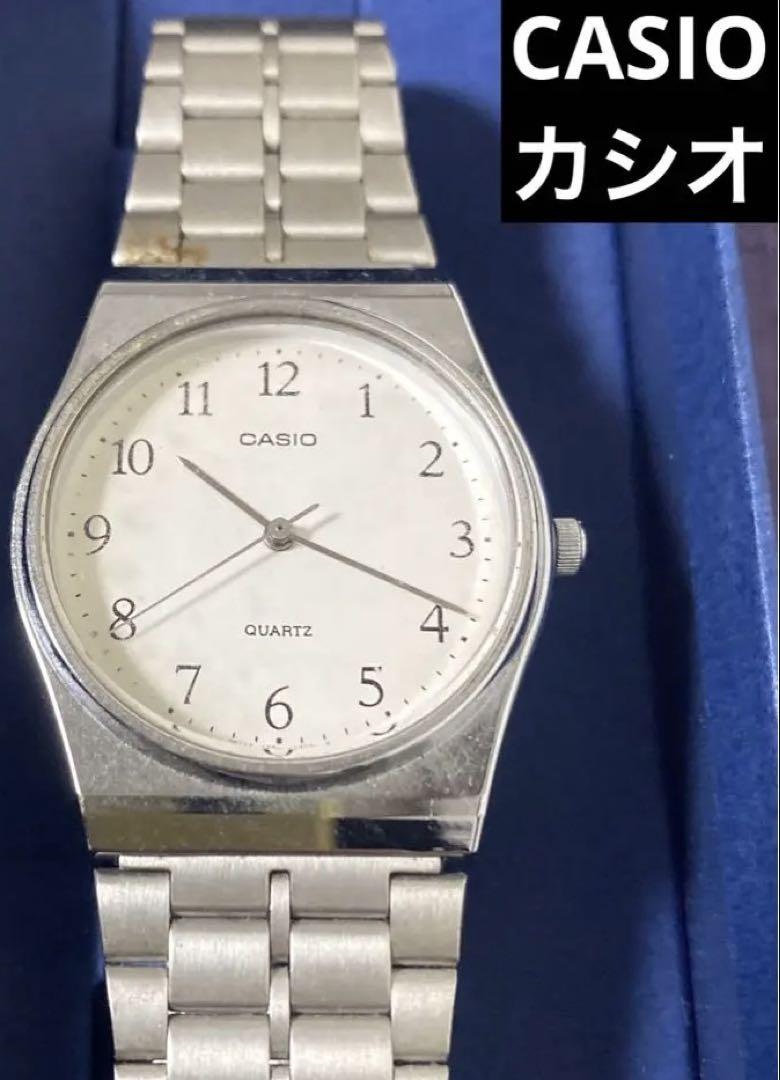 CASIO クォーツ時計 ステンレススチール製