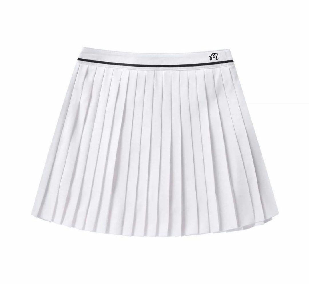 MALBON GOLF : ゴルフウェア ウィメンズ プリーツスカート Malbon Golf（マルボンゴルフ）の「MALBON GOLF LOGO SKIRT ロゴ