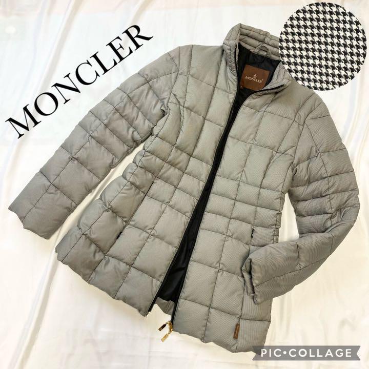 グレイ系,M珍しい 【訳あり】MONCLER【茶タグ高級ライン】千鳥柄 ロングダウン Aライン 1 ダウンジャケット レディースグレイ系M¥10,800-mason.bm グレイ系,M珍しい 【訳あり】MONCLER【茶タグ高級ライン】千鳥柄 ロングダウン Aライン 1 ダウンジャケット レディースグレイ系M¥10,800-mason.bm
