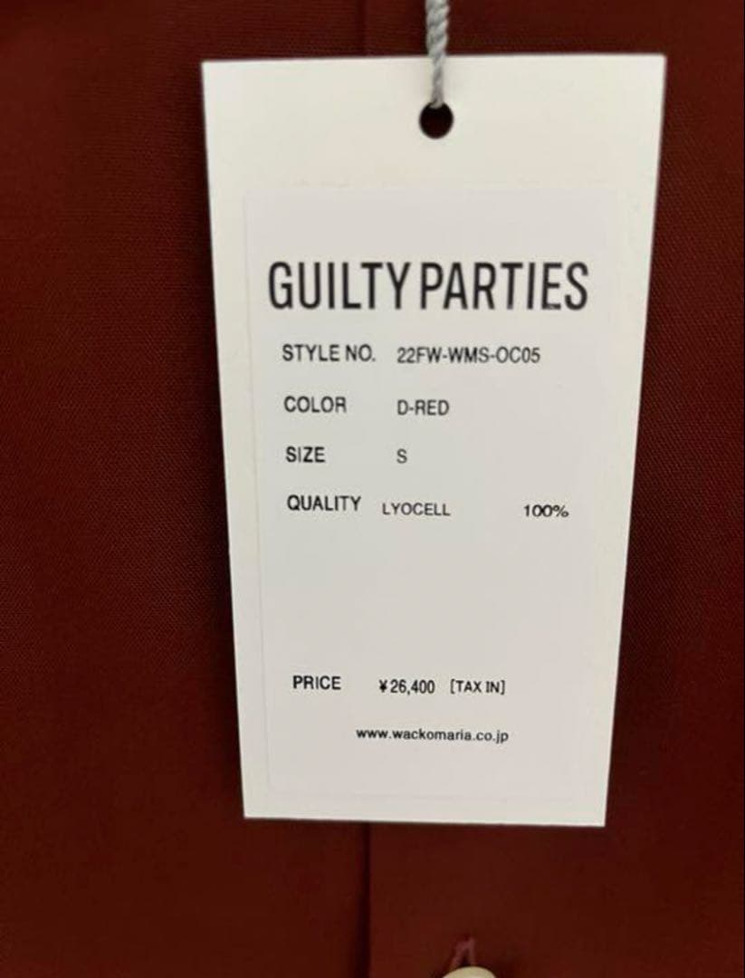 ワコマリア　WACKOMARIA シャツ　Sサイズ