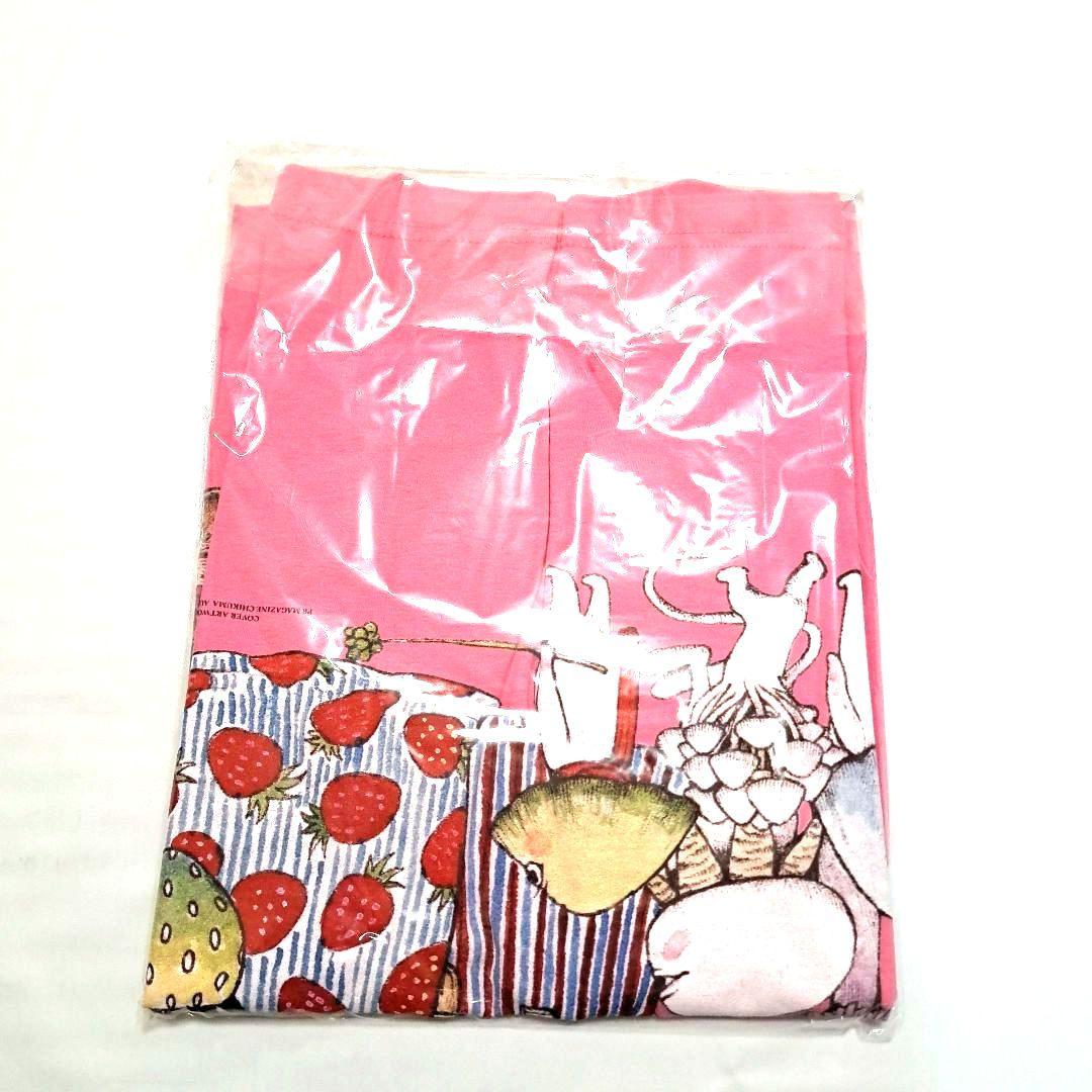 ヒグチユウコちくま２０２１年８月号表紙　猫イラスト ピンクTシャツ ボリス雑貨店 ヒグチユウコちくま2021年8月号表紙 猫イラスト ピンクT
