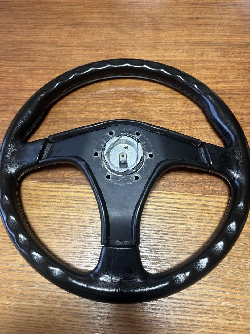 当時モノ！NARDI レザーステアリング　GARA3 TYPE3 360mm