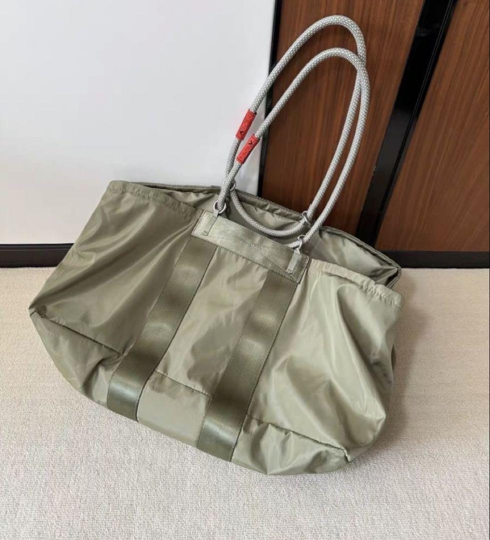 topologie オリーブグリーン エコバッグ トポロジー トートバッグ