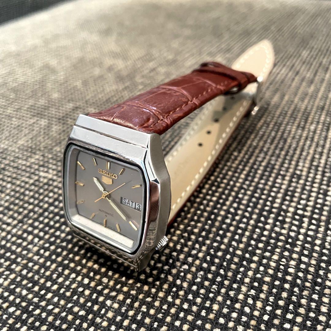 送料無料/即納】 tak【希少】SEIKO5 スクウェア ヴィンテージ ウォッチ
