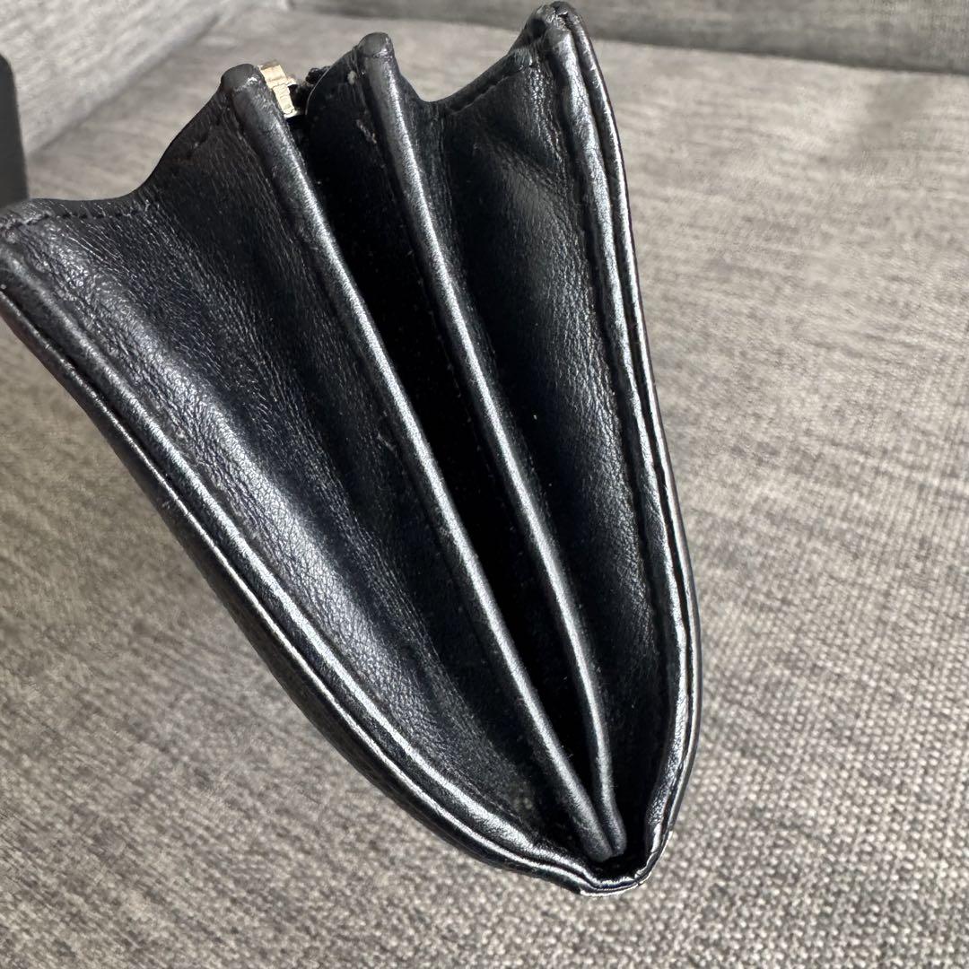 CHANEL ブラックレザー 長財布