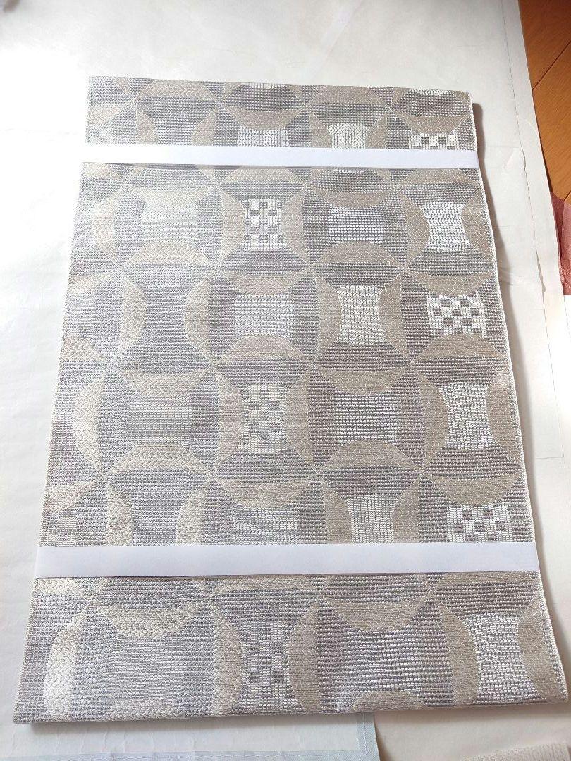 高級　新品未使用　博多織　紋八寸名古屋帯　金印　上品　3シーズン
