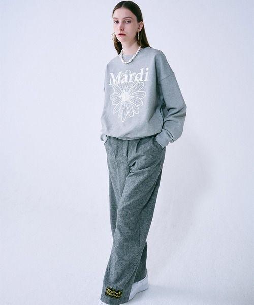 Mardi Mercredi 花柄プリントSWEATSHIRT FLOWER
