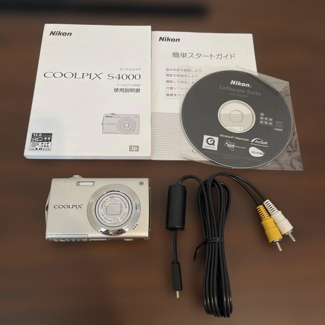 4062 Nikon COOLPIX S4000 シルバー デジカメ