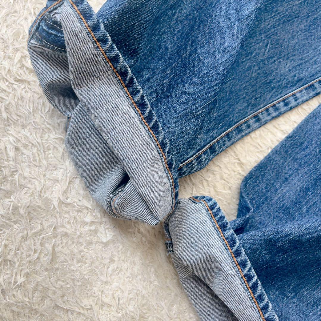 ブラックバイマウジー　blkby loose straight denim