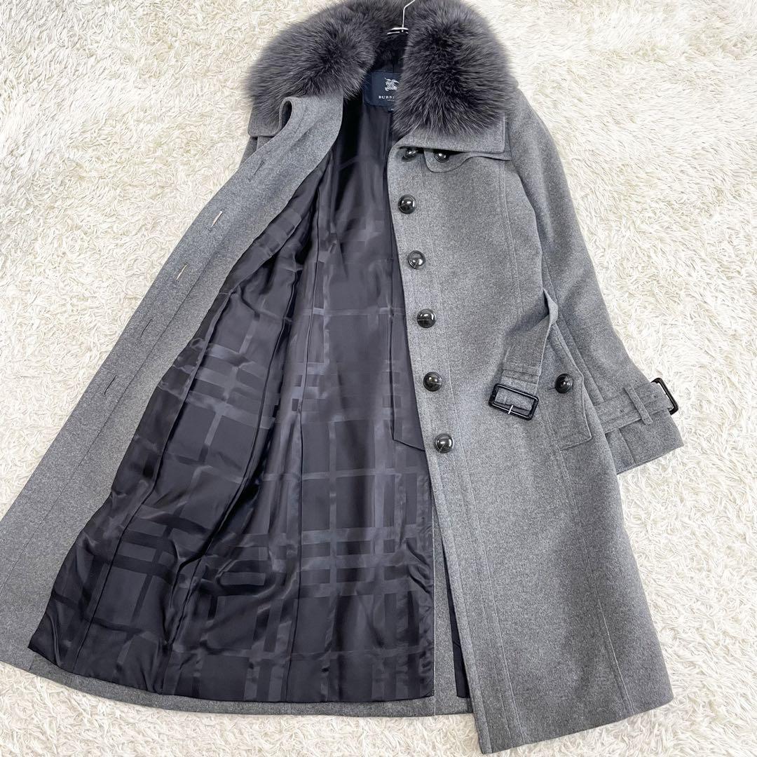 ○【毛皮】美品/Zibeline/古着/ラムファー×フォックスファー