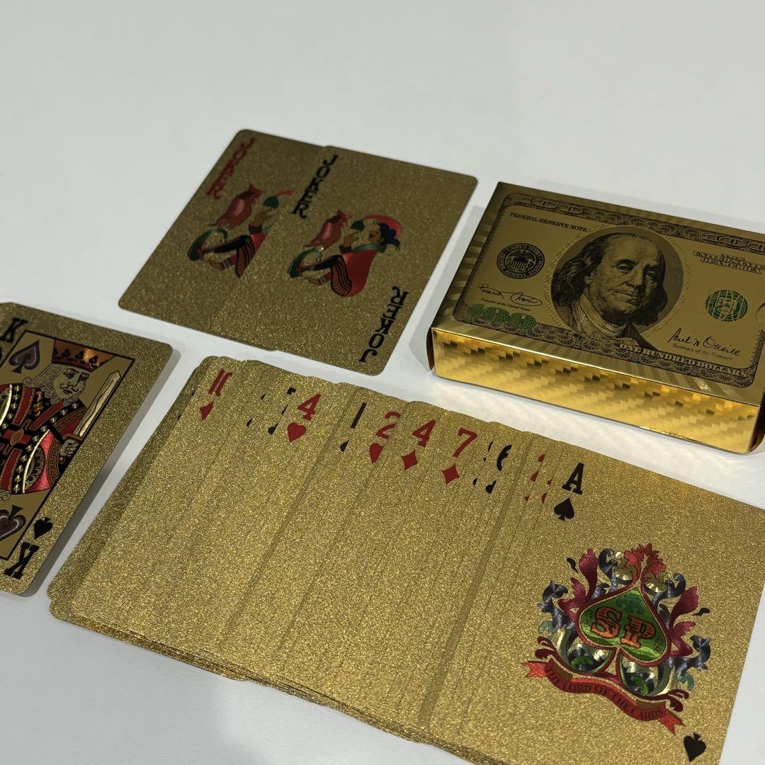 Supreme トランプ　ゴールド　新品未使用 2025年最新】supreme Gold Deck of Cardsの人気アイテム - メルカリ