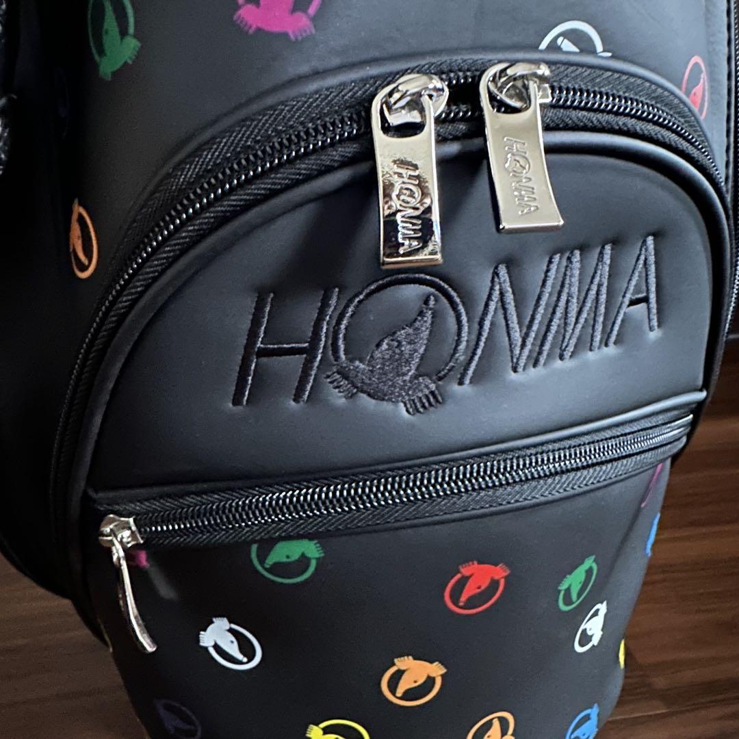 美品 HONMA キャディバッグ CB12021 ブラック ゴルフ