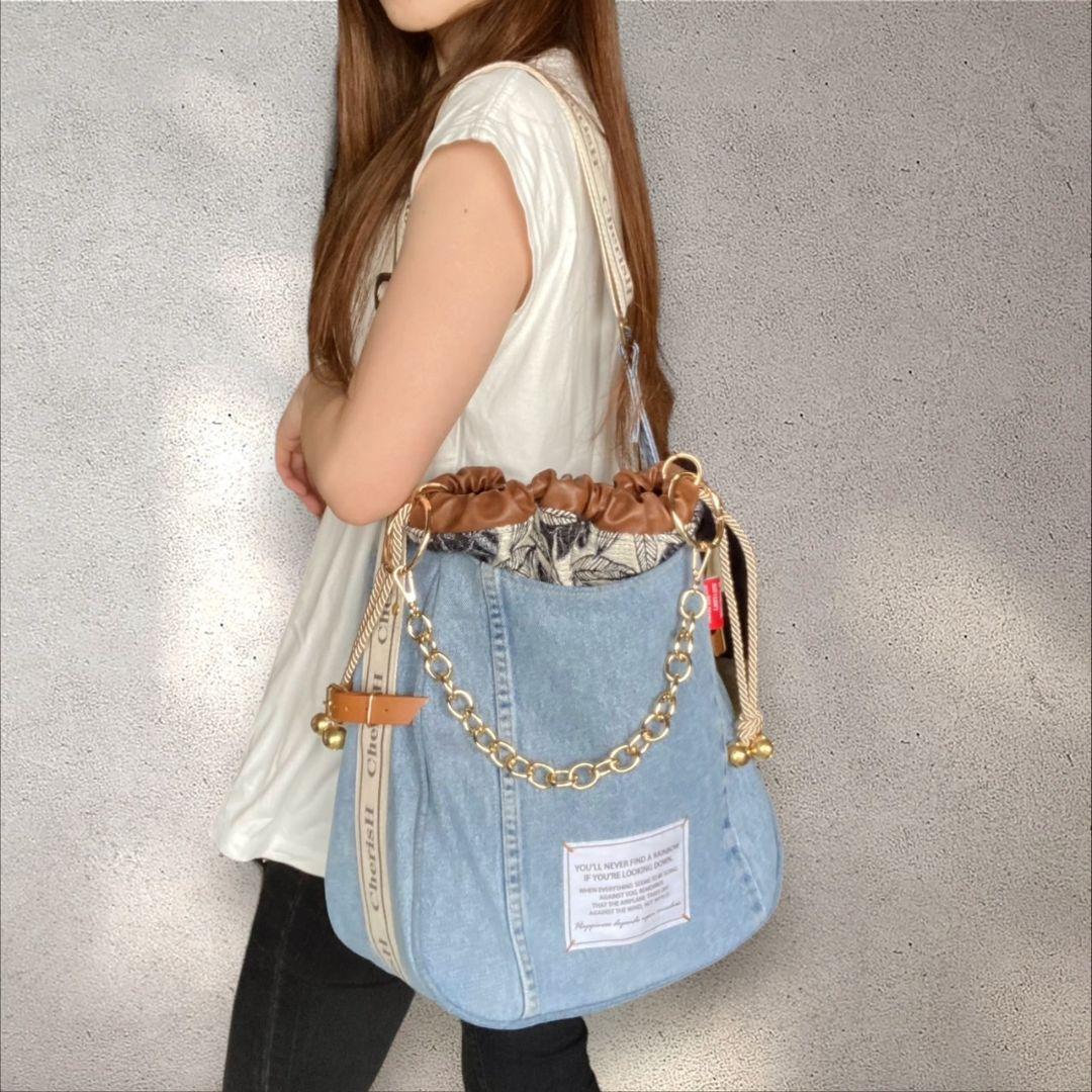3way／one shoulder bag／デニムリメイク