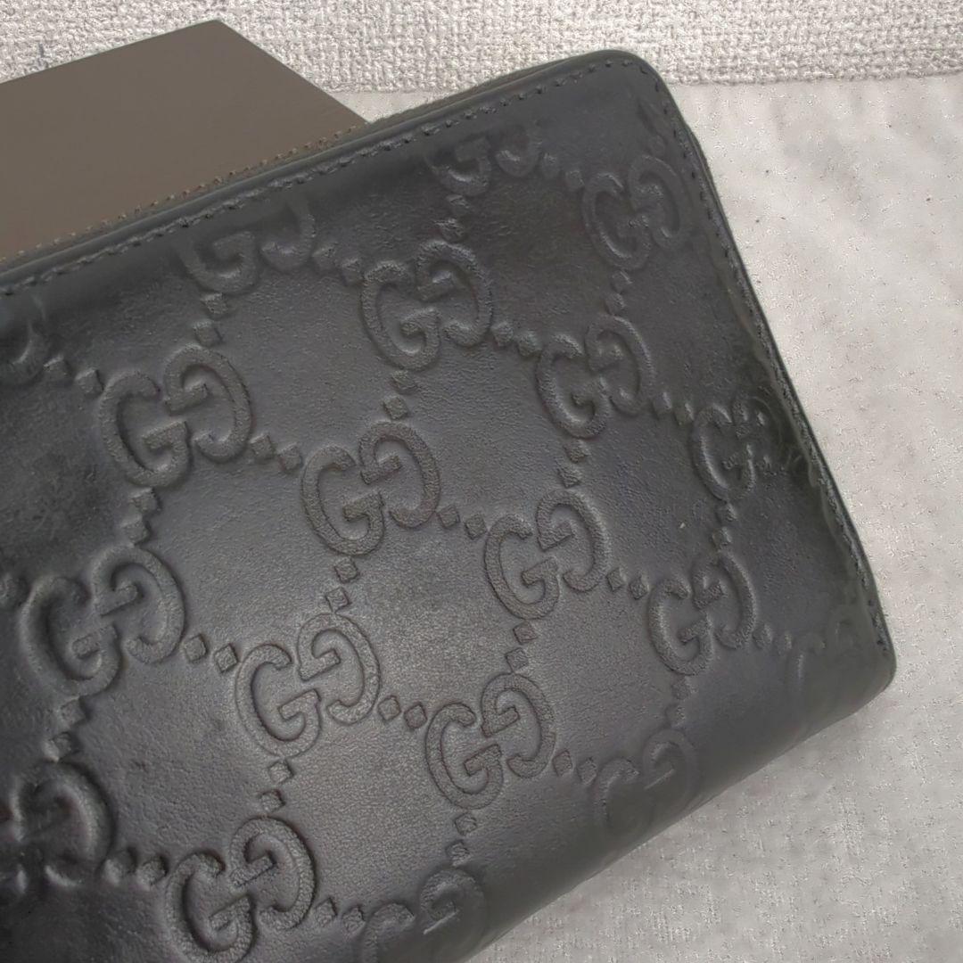 【良品】GUCCI グッチ 長財布 ラウンド ジップ ジッピー GG柄 ロゴ