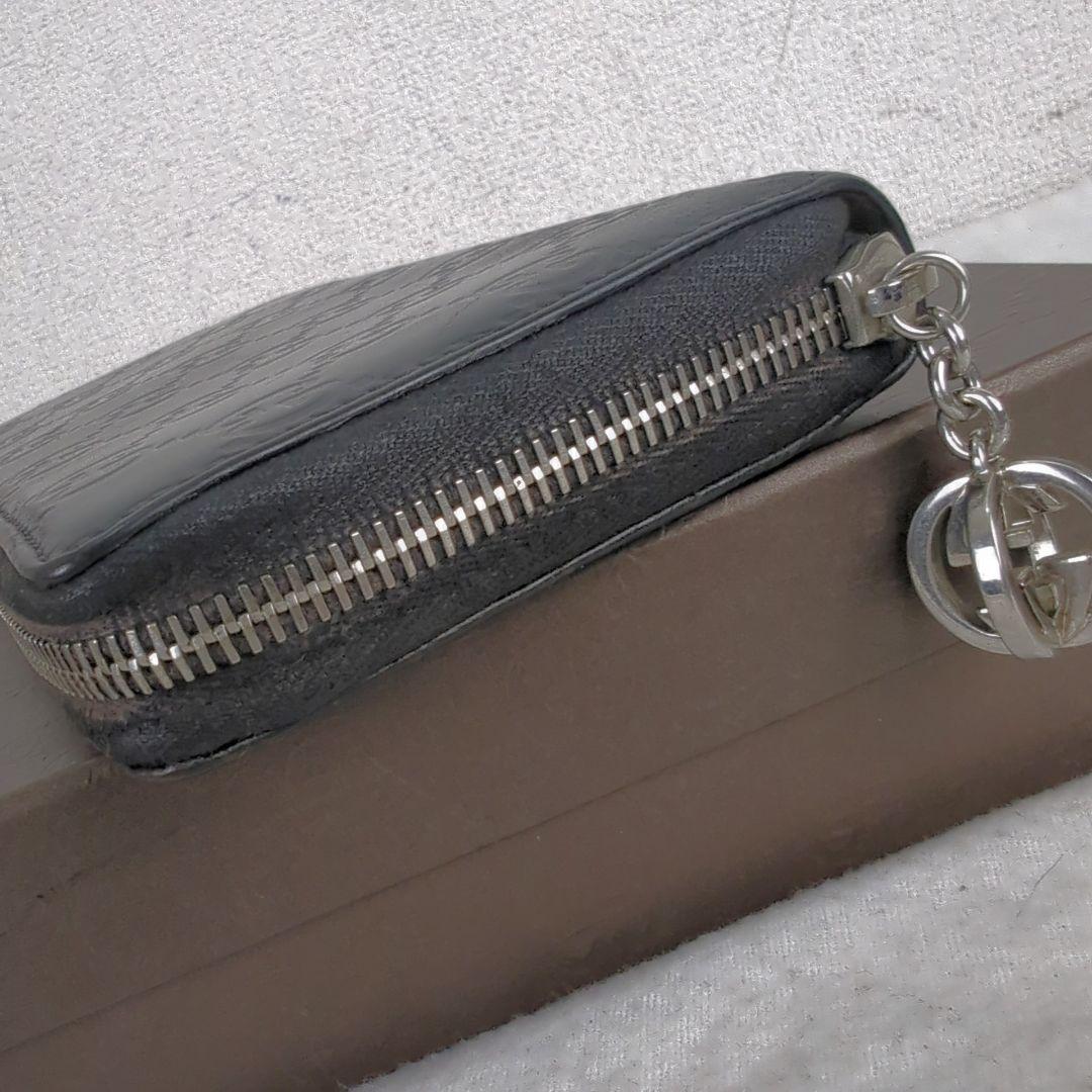 【良品】GUCCI グッチ 長財布 ラウンド ジップ ジッピー GG柄 ロゴ