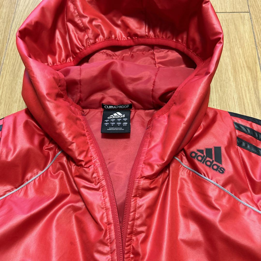 adidas ナイロンジャケット CUMULUS 赤