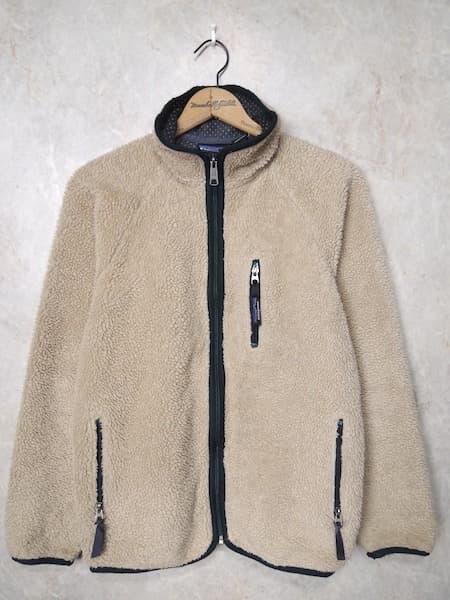 90 s パタゴニア レトロカーディガン 23022 メンズSサイズ ナチュラルS・patagonia