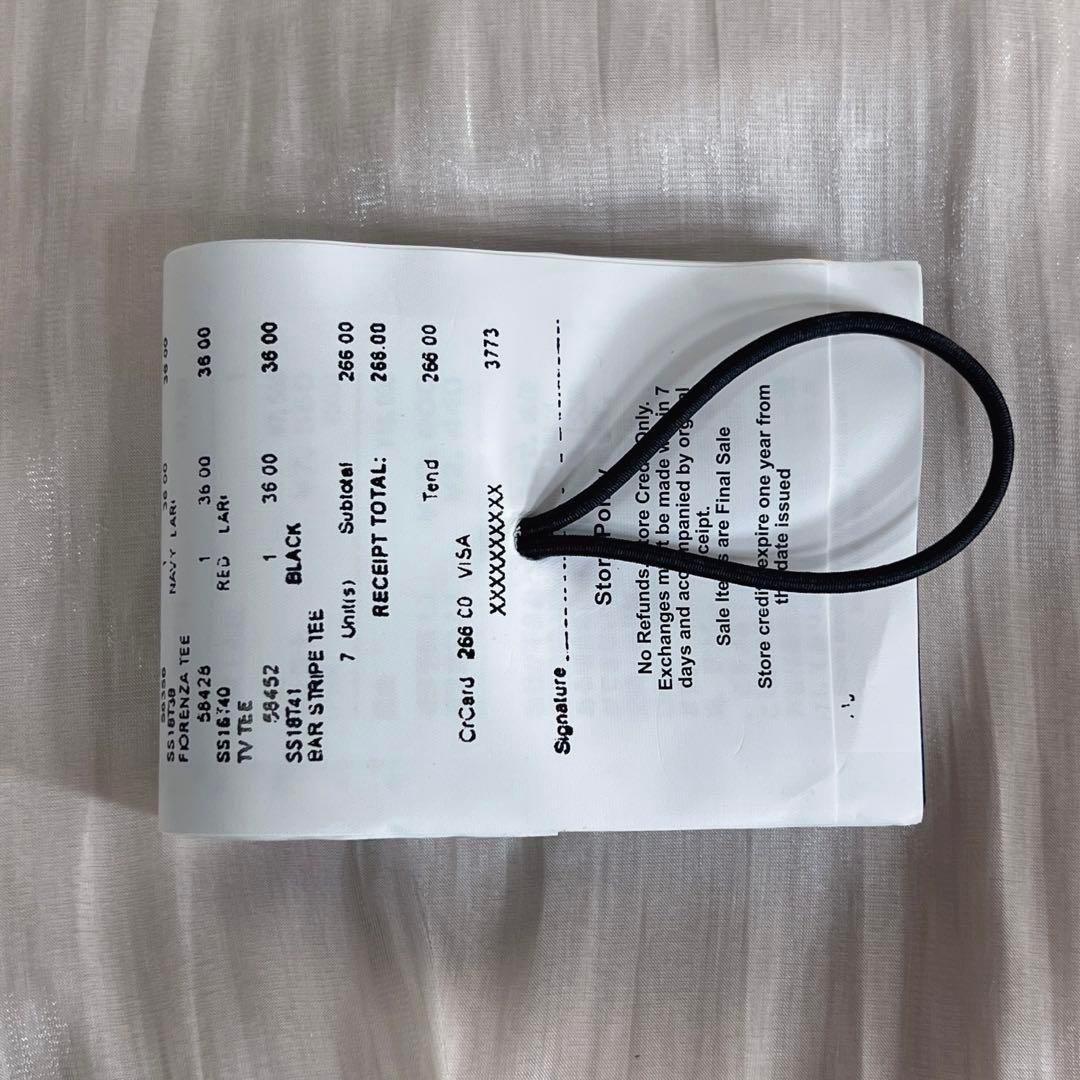 Supreme x MM6 Maison Margiela レシートウォレット