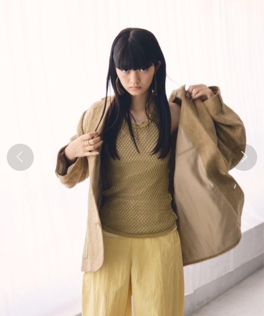 todayful boyfriend linen jacket ベージュ 36 Todayful Boyfriend Linen Jacket Beige Size 36