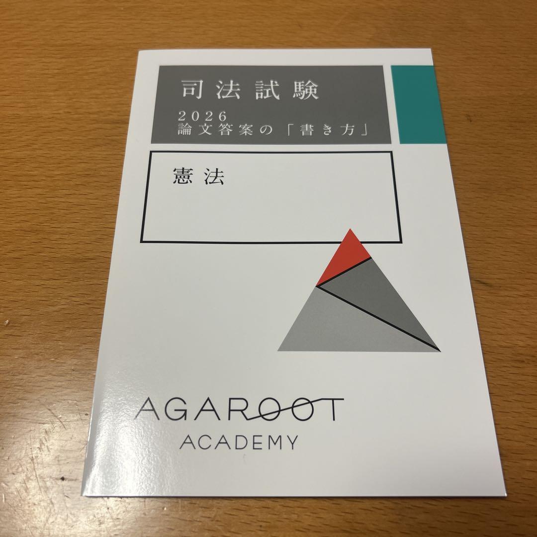 アガルート2024　論文答案の「書き方」 シナモン アガルート2024 論文答案の「書き方」 シナモン様専用