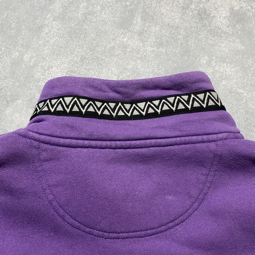 stussy　ステューシー　ハーフジップ　チロリアンテープ　スウェット