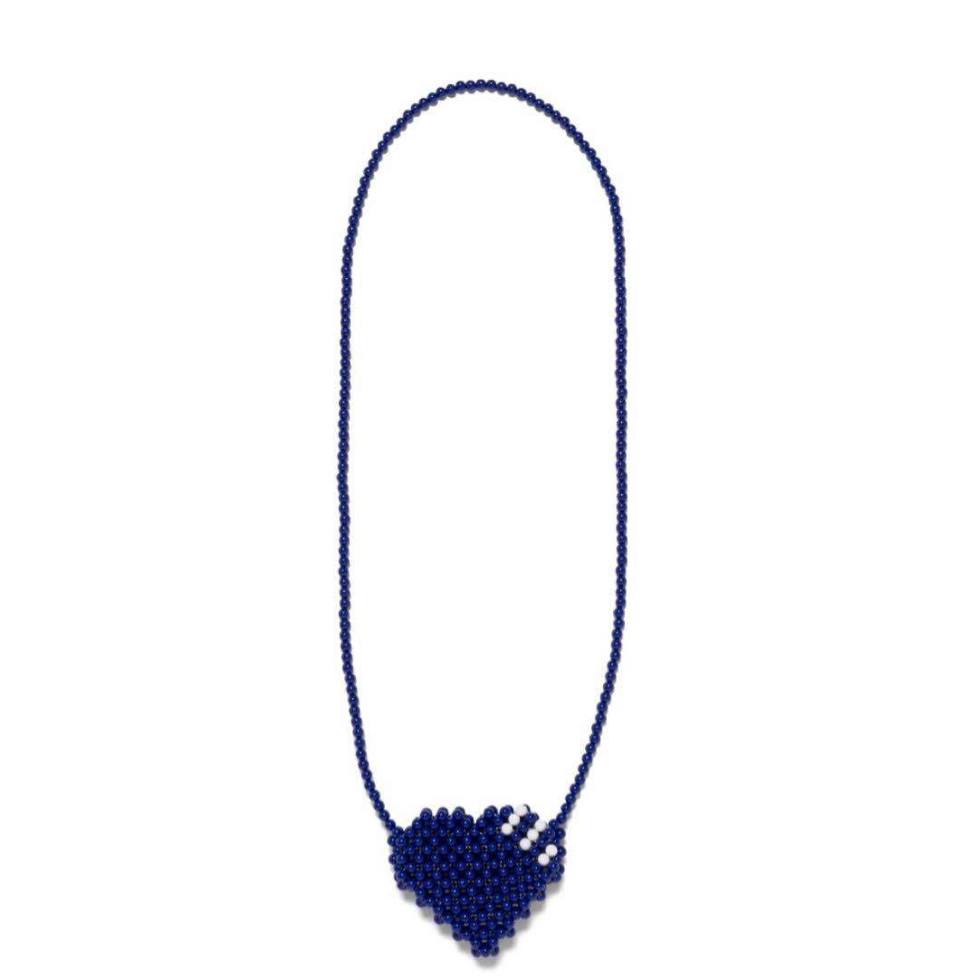HUMAN MADE Heart Beaded Bag Navy