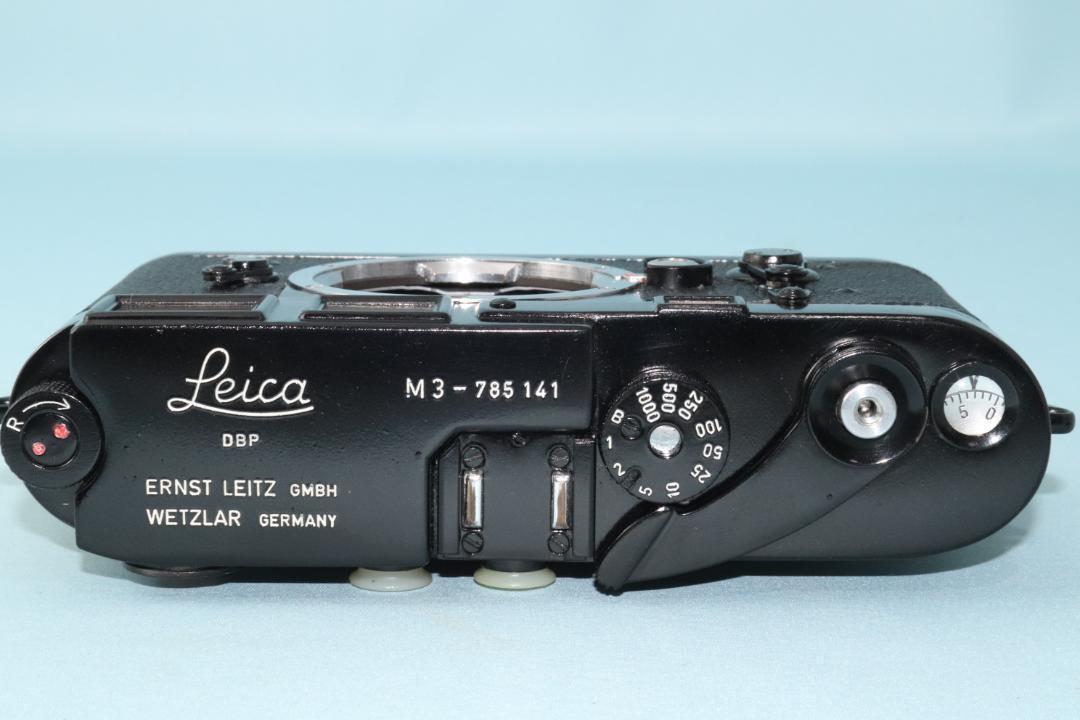 美品 ライカ Leica M3 後塗りブラック シングルストローク 返品保証 美品 ライカ Leica M3 後塗りブラック シングルストローク 返品