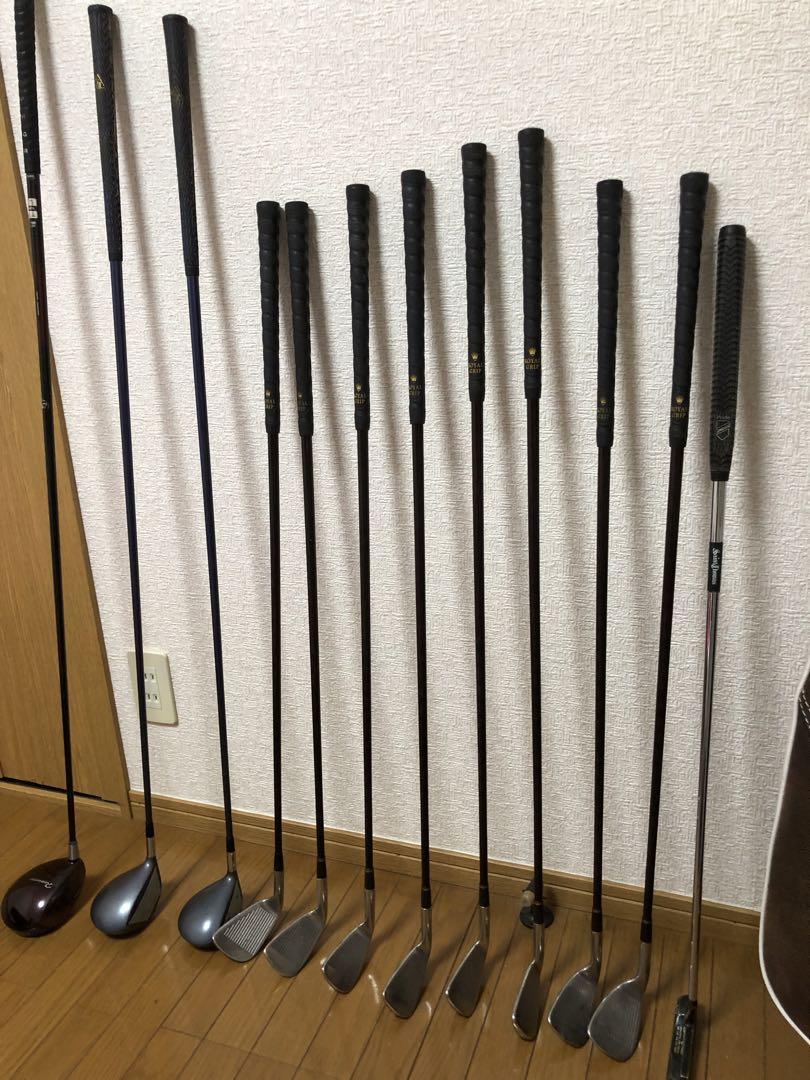 【男性】 右利き用 ゴルフクラブ(12本)・キャディバッグ セット
